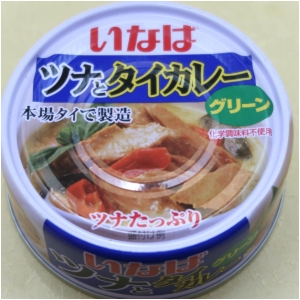 いなば食品 ツナとタイカレー グリーン 本格タイカレー缶詰 大容量125g