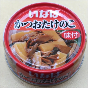 いなば食品 かつおたけのこ味付 惣菜缶詰 100g