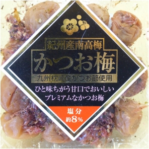 紀の国食品 紀州産南高梅かつお梅 120g