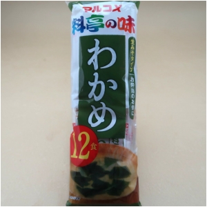 生みそ マルコメ 料亭の味 わかめ 12食入り 米みそ インスタントみそ汁